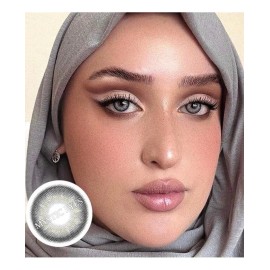 Lentillas Esteticas, Incluyeestuche, Accesorio De Aplicacion Color Rich Gray