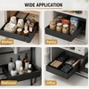 Organizador extraíble para gabinete, gris