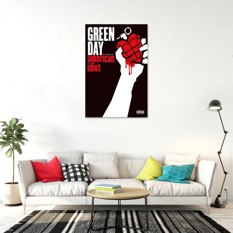Green Day - Music Poster (American Idiot - Album Cover)