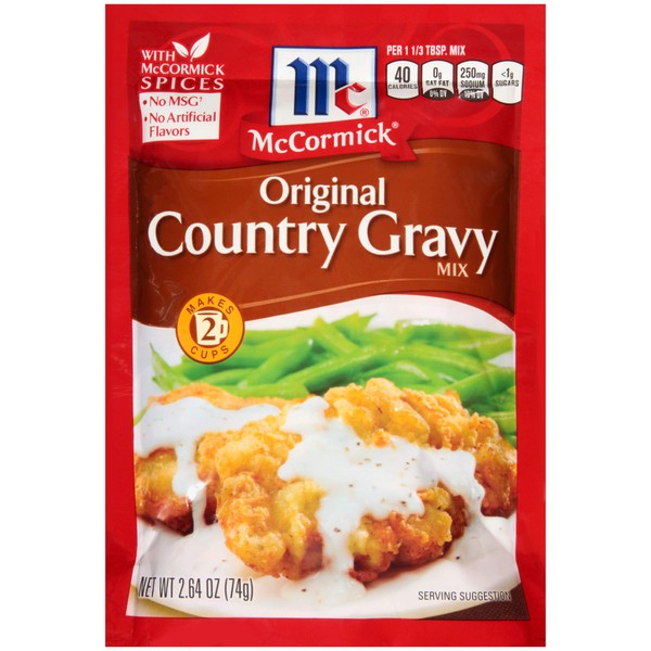 McCormick Country Gravy Original, 2.64 OZ (Pack - 18)