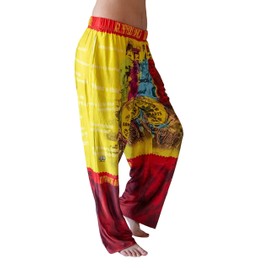 SGT Peppers Graphic Print Lounge Pants - Fab Four Loungewear for Men and Women (Large)