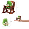 Miniature Frog Figurines Funny Desk Pets Frog Sculpture for Shelf,