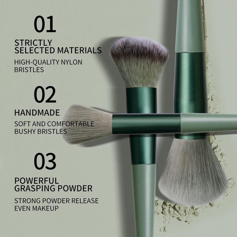 Juliyeh 13pcs Makeup Brush Set Foundation Powder Eyeshadow Eyebrow Brush