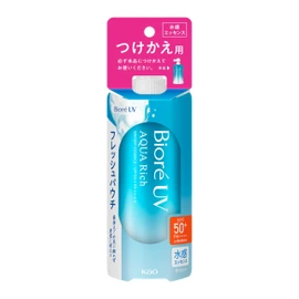 Bioré UV Aqua Rich Watery Essence Fresh Pouch, 4.2 oz (120 g), Refill Sunscreen SPF50
