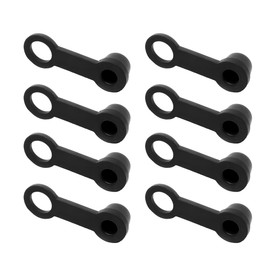 FSTURIOS 8PCS Rubber Brake Bleed Nipple, 8mm Brake Bleeder Screw Grease Zerk Fitting Cover, Automotive Brake Caliper Nipple Caps Dust Cover Replacement for Car Motorycle Bicycle
