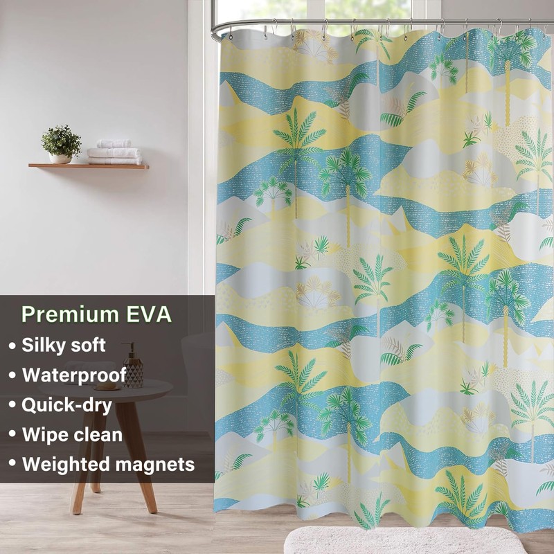 Myratts Plastic Shower Liner - Premium EVA 6G Shower Curtain