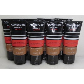 COVERGIRL OUTLAST ACTIVE 24HR FOUNDATION SPF20 875 SOFT TABLE 1 OZ - LOT OF 8