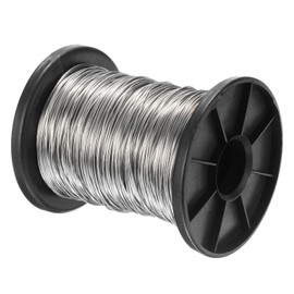 PATIKIL 304 Stainless Steel Wire, 328 Ft 0.7mm 21 Gauge Jewelry Wire Craft Wire Beading Wire for Jewelry Making Bracelets Beading DIY Crafts, Silver