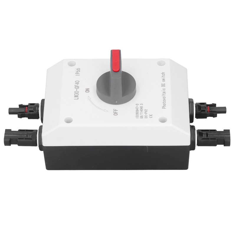 Photovoltaic DC Isolator Solar Switch IP66 Waterproof Insulated Switch for