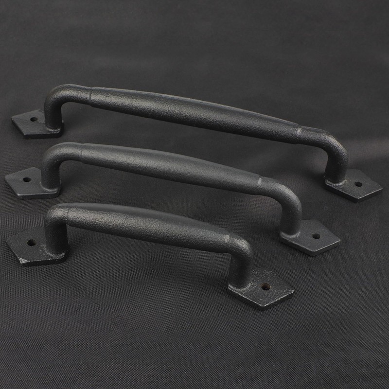 Eumtenr Sliding Rustic Barn Door Handles, 12 Inch Heavy Duty