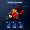 ECCPP Tail Light Assembly Fit for Nissan Altima 2007-2012
