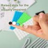 264pcs Bump Dots for Visually Impaired, Assorted Sizes Adhesive Silicone