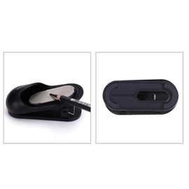 NUOMI One Pack Sketch Pencil Lead Grinder with Painting Clip Portable Pencil Pointer/Charcoal Nib Sharpener Reusable for Artist Students Drawing Supply, Black