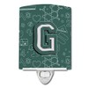 Caroline's Treasures CJ2010-GCNL Letter G Back to School Initial Ceramic