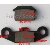 FANCY SCOOTERS Brake Pads for Coleman AT125-EX & AT125-UT ATV