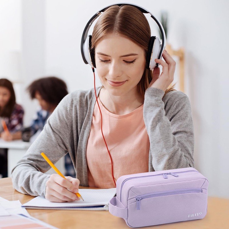 Pencil Case with Large Capacity Pencil Case 3 Compartments for