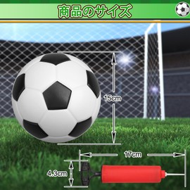 Mini Basketball 16cm Kids Soccer Ball and Air Pump Set of 3 Mini Soccer Toys Indoor Soff Soccer Sports Balls for Outdoor Use in Beach Pool Toy Gifts for 3, 4, 5, 6 Years Old Kids and Boys