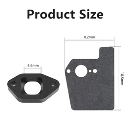 SANTUO 2 Sets Carburetor Insulator Gasket Kit for Honda GCV160A GCV160LA GCV160LAO GCV160LE Lawn Mower Engines Parts 16211-ZL8-000 16221-883-800 19651-Z0L-000