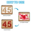PATIKIL 1 Inch Plastic Small Letter Stencils, 36 Pcs Reusable
