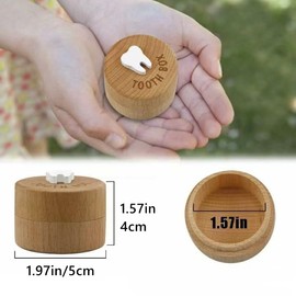 Tooth Fairy Box,3D Wooden Toot h Box Cute Tooth Keepsake Box Tooth Storage Box for Kids Boys and Girls, Lost Teeth Tooth Holder Box for Toddlers Birthday Baby Shower