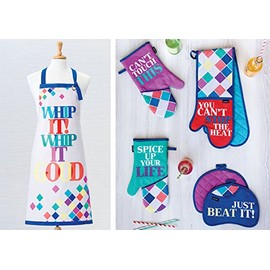 Ladelle Whip It Fun Cooking Apron