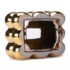 NYMYHE Electroplated Ceramic Tissue Box for Bathroom, Dresser, Living Room,