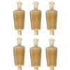Franmara Wine Bottle Candle, Ceramic - Tan, Set of 6