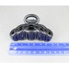 matte Blackhair clip plastic 3 3/8 inches long big barrette