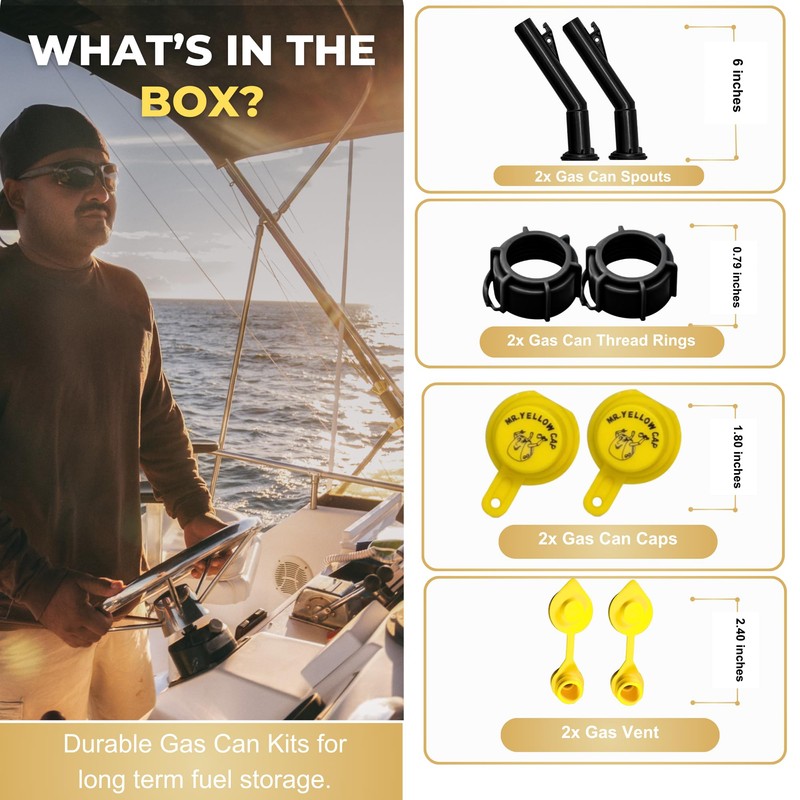 Mr Yellow Cap Gas Can Spout Replacement For 𝐎𝐥𝐝 𝐒𝐭𝐲𝐥𝐞
