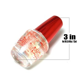 L.A. Colors 1 Salon Fabulous Nail Treatments - All-n-One Healthy Nails Nail Polish Lacquer CNL523 + Free Zipper Bag