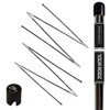 Longridge Golf Practice Aid Portable Tour Rodz Alignment Sticks Black