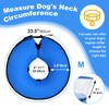 BARKLESS Dog Cone, Dog Donut Collar After Surgery, Inflatable Dog