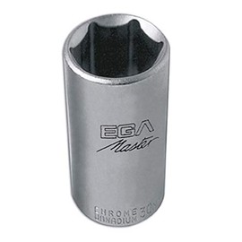 EGA Master 67646 – Steckschlüssel 1/10,2 cm – 8 mm LANG Serie (6 Kanten)