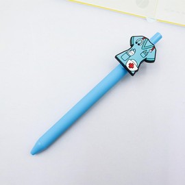 MOZXIRZ 6Pcs Cute Nurse Pens Funny Nurse Retractable Pens Black Ink Gel Pens for Nurse Medical Assistant Nursing Student Nurse Gifts (6Pcs Nursing)