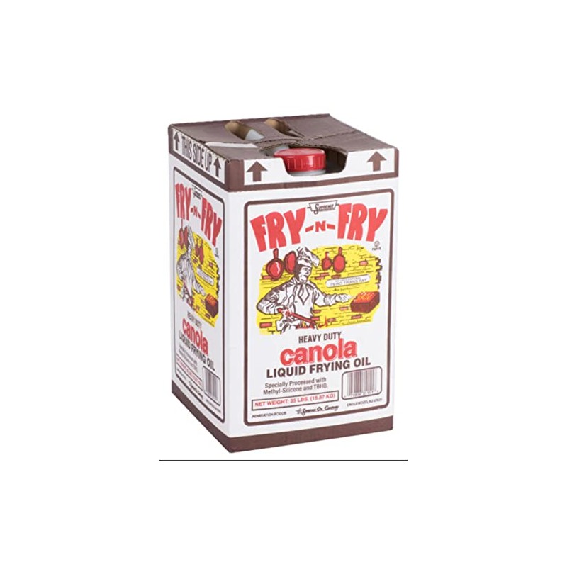 Admiration Fry-n-fry Heavy Duty Canola Liquid Frying Oil, 35 Pound