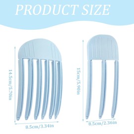 HQRKOTM Volumen clips haare höhle der löwen Set mit 3- und 6-Zinken Kämmen für müheloses Volumen und Styling von Locken und Ponys für Männer und Frauen,Rosa