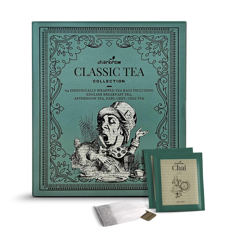 Charbrew Tea Book Gift – 64 Individually Wrapped Teabags |