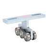 6 Wheel Trolley Electric Hoist Easy Installation Pulley Assembly Rollers