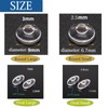 5 Pairs Eyeglasses Nose Pads Round Push in Nose Pieces,Slide