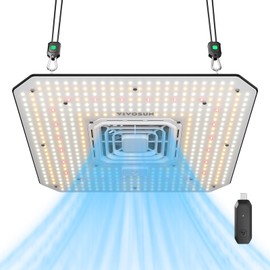 VIVOSUN AeroLight A150SE, LED Grow Light 150W with Integrated Circulation Fan & GrowHub Controller E25, Compatible with App and E42A, 2x4/3x3 Coverage, Establish an Intelligent Grow Environment