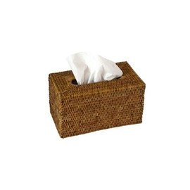 Box Natural BK113 Myanmar Rattan Rectangular tissue