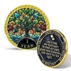 Tree of Life Sobriety Coin - 1 Year Sobriety Coin,