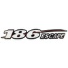 Triton Boat Raised Emblem Decal Sticker | 186 Escape