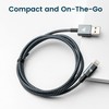 Rampow Cable 1 m dark grey