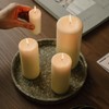 Spaas Tray of 20 Unscented Pillar Candles 40/110 mm, 13