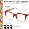 OPTIMUM OPTICAL Blue Light Filtering Scratch-Resistant Lens Rectangular Frame Magnifying