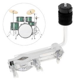 MuzcYM Metal Cymbal Stand Holder Extension Mount Clamp with Cymbal Boom Stand Arm Drum Set Extension Clamp