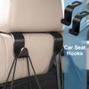 Car Storage Hooks 4 Pieces, Car Plastic Hooks Back Seat
