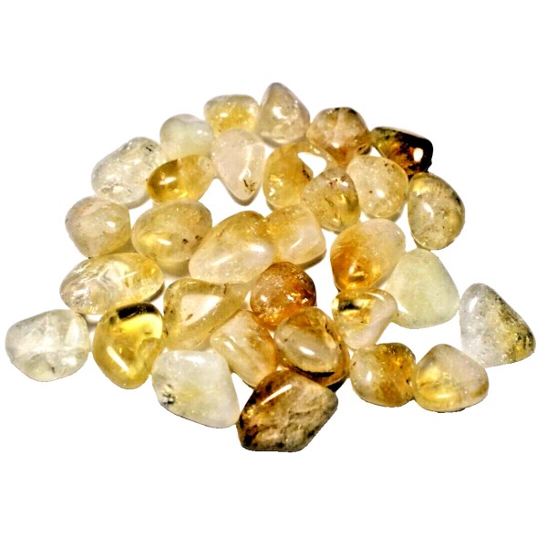 1/4 lb Tumbled Gold Citrine Gemstones Crystals Rocks Bulk Gems