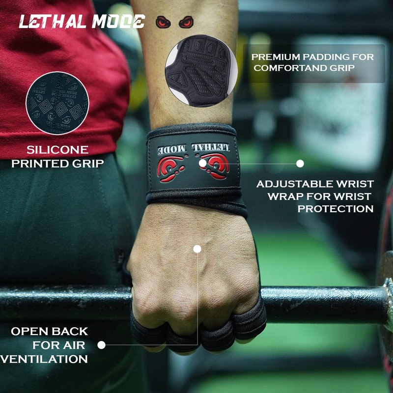 LETHAL MODE Gym Gloves for Men & Women – Weight
